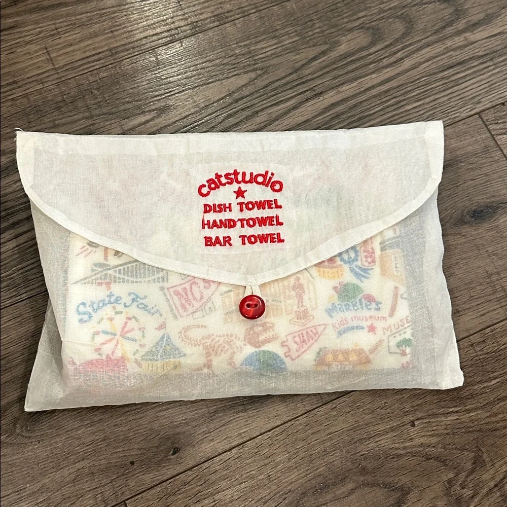 NEW Catstudio Raleigh North Carolina Dish Towel